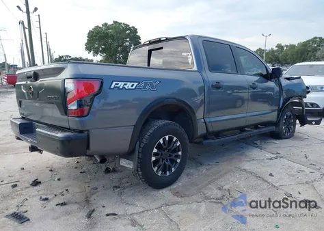 2020 Nissan Titan Pro-4X 4X4 from USA, damaged, VIN 1N6AA1EDXLN508662